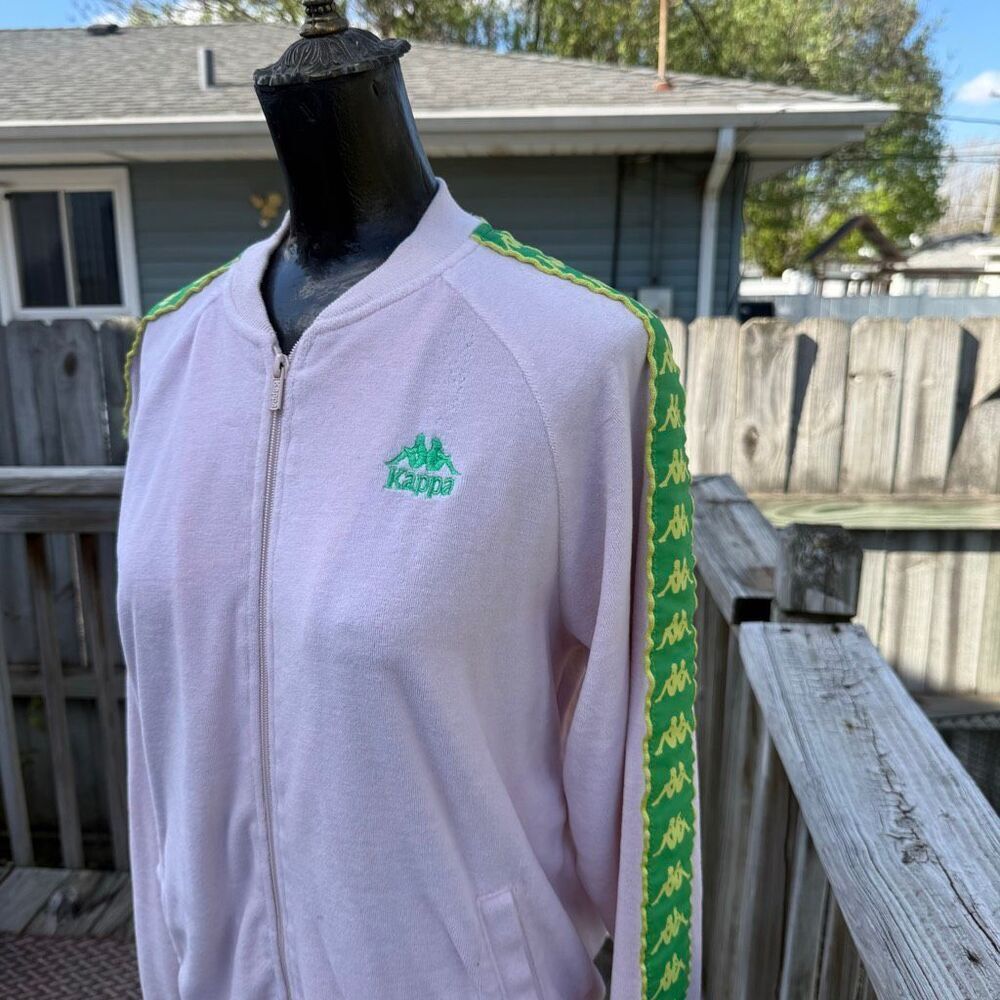 Kappa Women’s Light Pink Logo Zip Hoodie